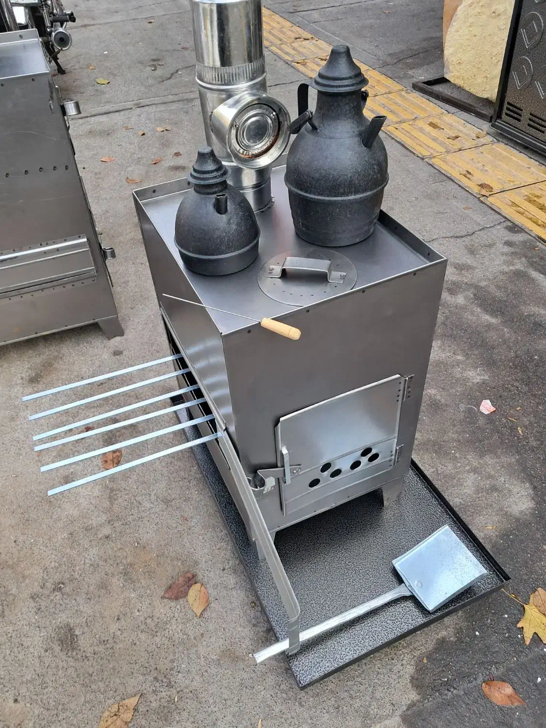 بخاری هیزمی 60سانتی کبابی دریچه بالا پخت غذا منقل|بخاری، هیتر، شومینه|تهران, تهرانپارس شرقی|دیوار