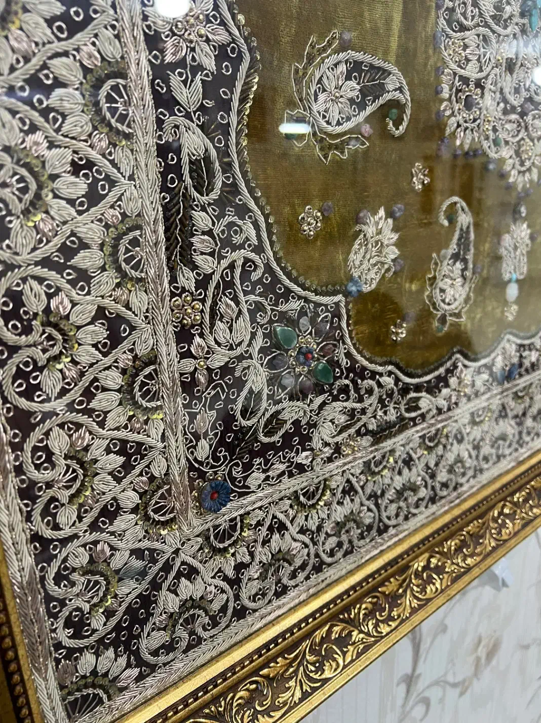 تابلو قاجاری جواهر نشان|کلکسیون اشیاء عتیقه|مشهد, آزادشهر|دیوار