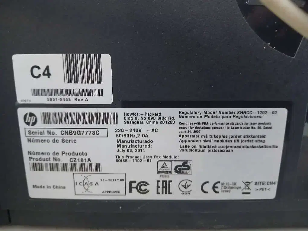 پرینتر hp 127 fn چهار کاره|پرینتر، اسکنر، کپی، فکس|تهران, شمس‌آباد|دیوار