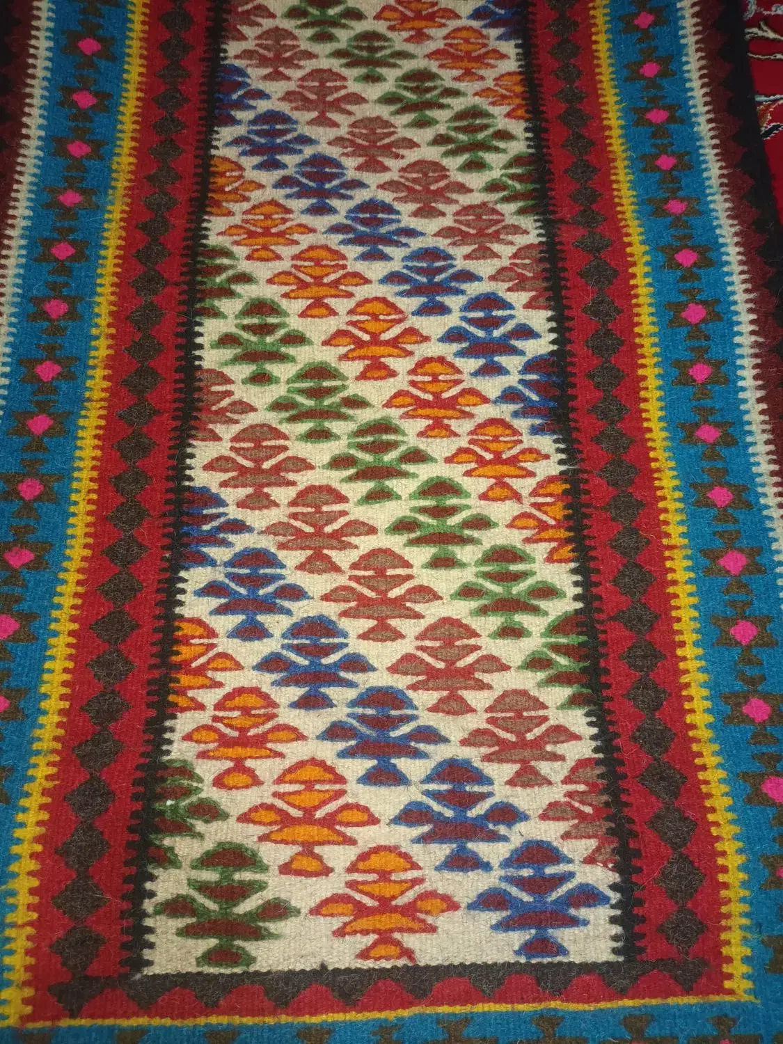 گلیم دستباف|گلیم، جاجیم، گبه|دشتابی, |دیوار