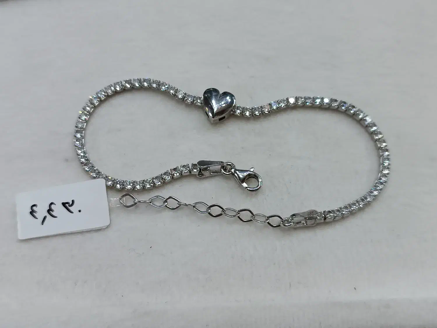 دستبند تنیسی نقره / اقساط ۳ماهه / روز زن|جواهرات|یزد, |دیوار