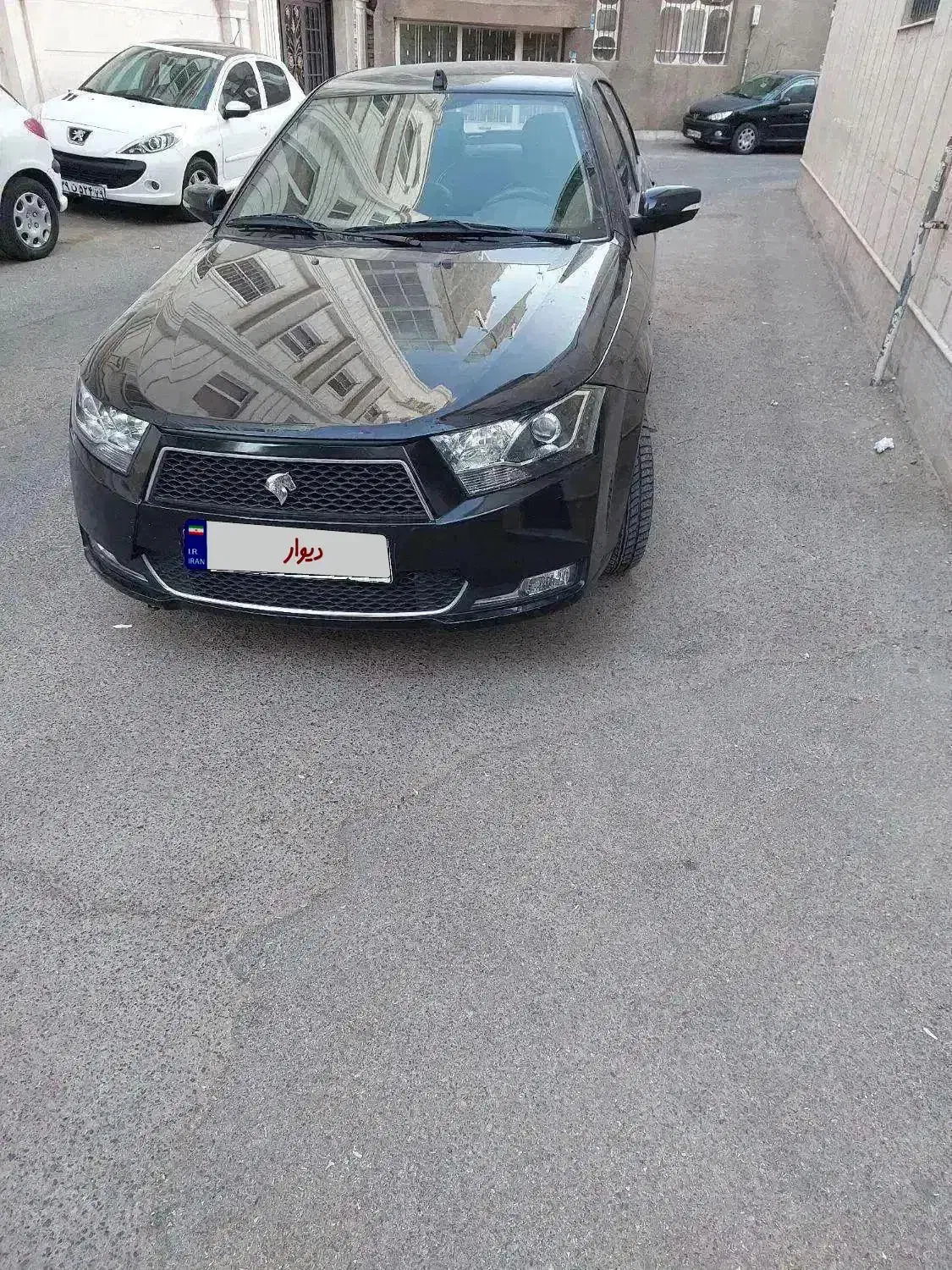 دنا مشکی مدل ۹۸ بی رنگ استثنایی|خودرو سواری و وانت|قزوین, |دیوار