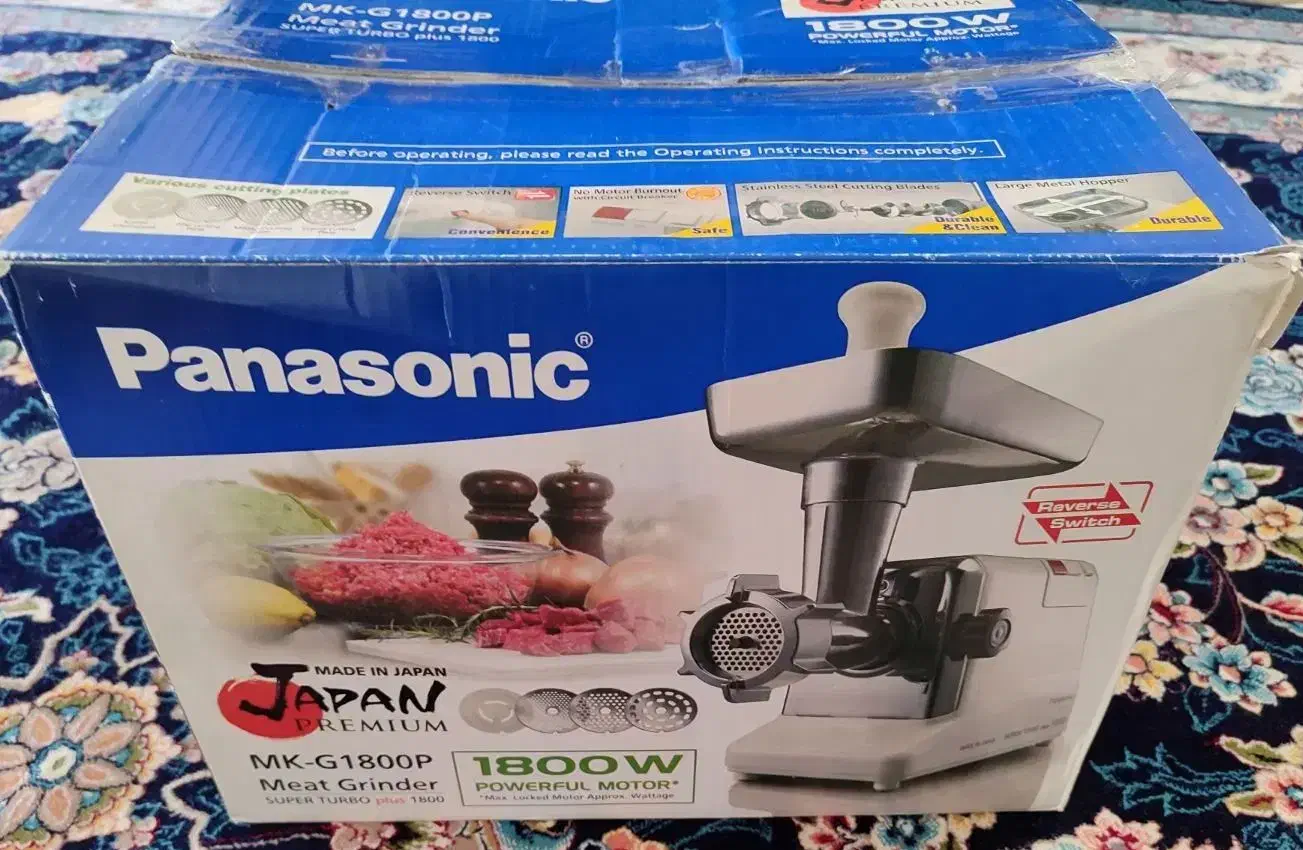 چرخ گوشت پاناسونیک 1800وات ژاپنی|خردکن، آسیاب، غذاساز|تهران, دانشگاه شریف|دیوار