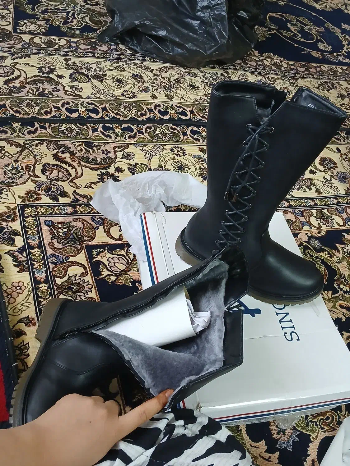 کفش بوت سایز ۳۶|کفش و لباس بچه|کازرون, |دیوار