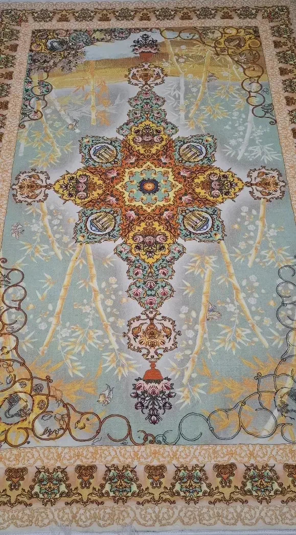 فرش چهارمتری|فرش|کرمان, |دیوار