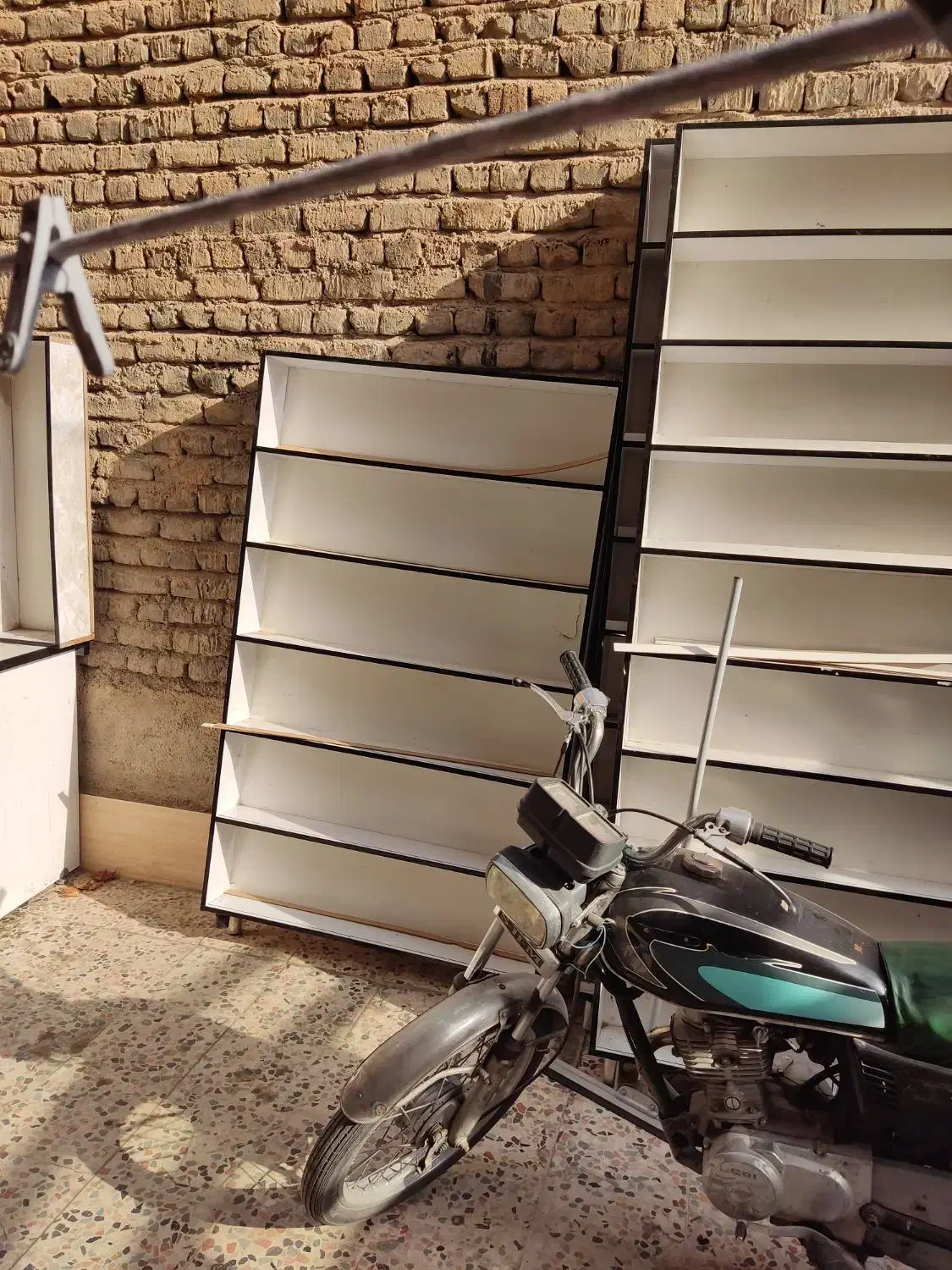 قفسه چوبی|کتابخانه، شلف، قفسههای دیواری|خرمآباد, |دیوار