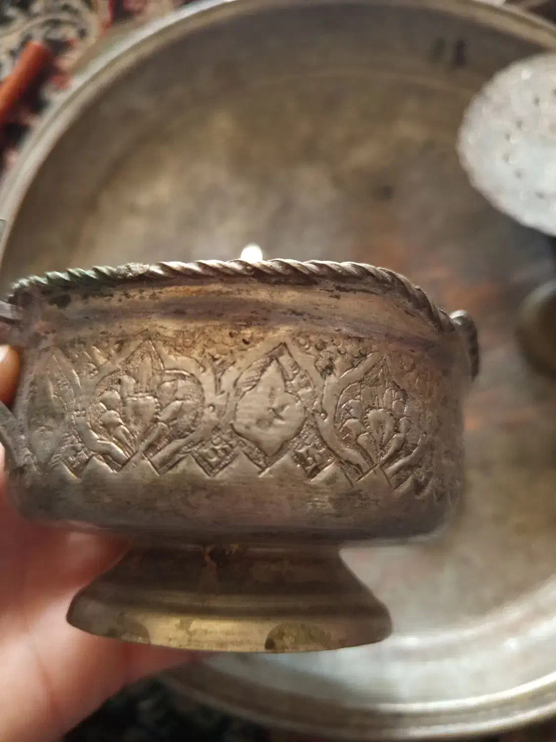 قندان قدیمی|کلکسیون اشیاء عتیقه|بجنورد, |دیوار