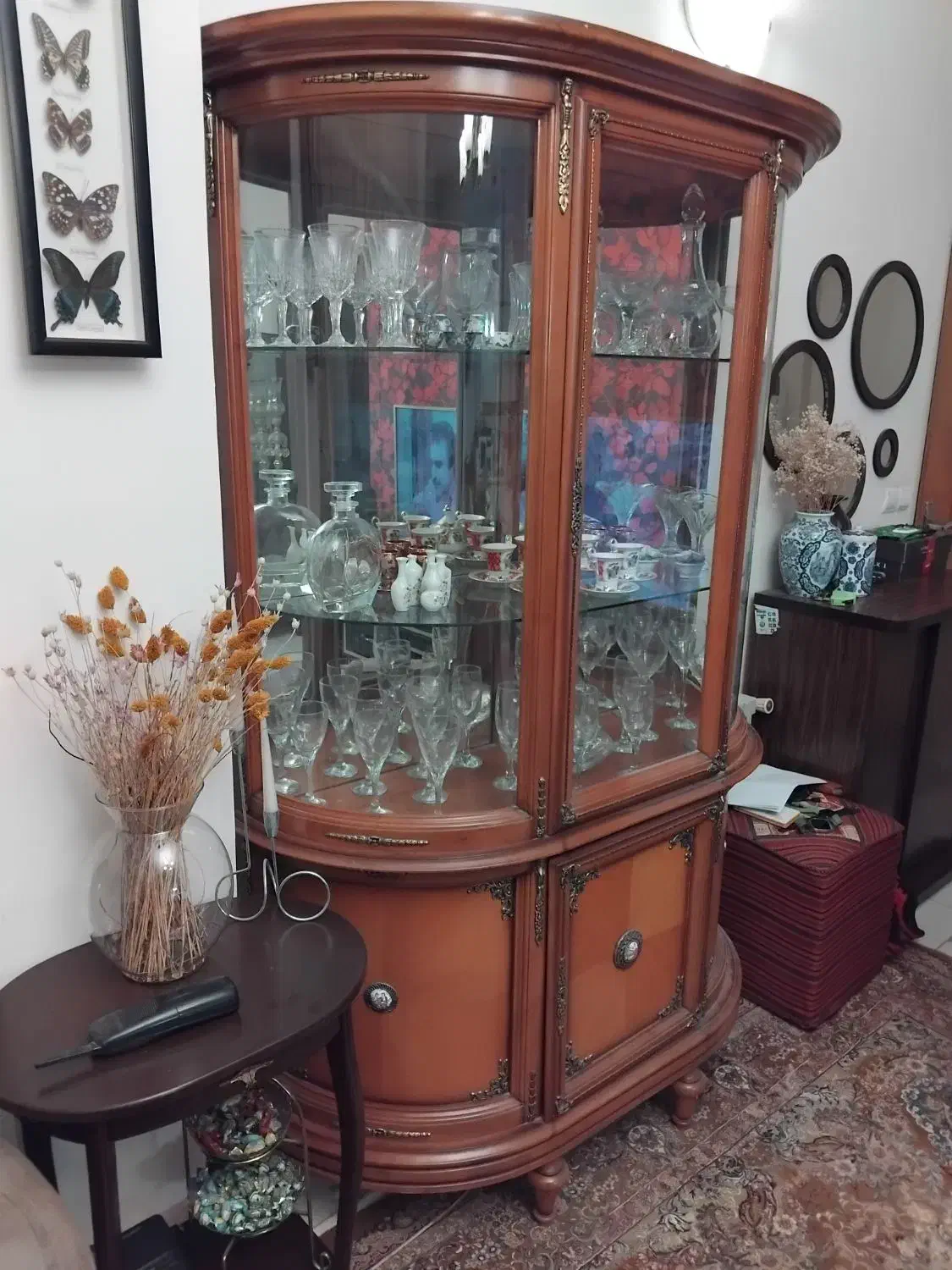 بوفه برنز کاری شده|بوفه، ویترین، کنسول|تهران, کاج|دیوار