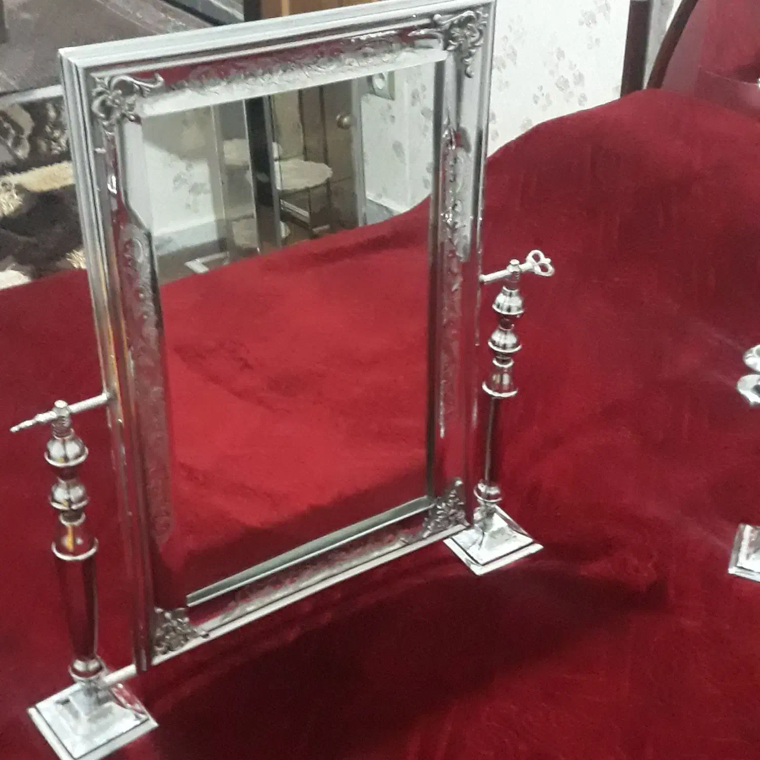 آئینه و شمعدان طرح استیل|آینه|اردبیل, |دیوار