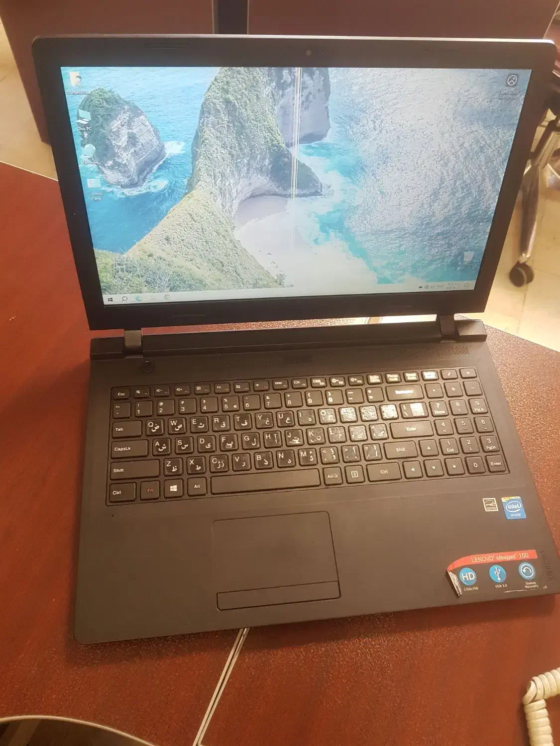 لنوو ۱۶ اینچی تمیز Ideapad 100 / SSD|رایانه همراه|تهران, صادقیه|دیوار