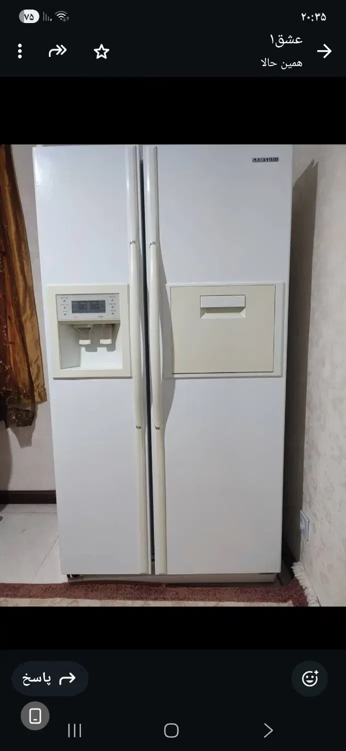 یخچال سایدبای ساید سامسونگ|یخچال و فریزر|رباط‌کریم, پرندک|دیوار
