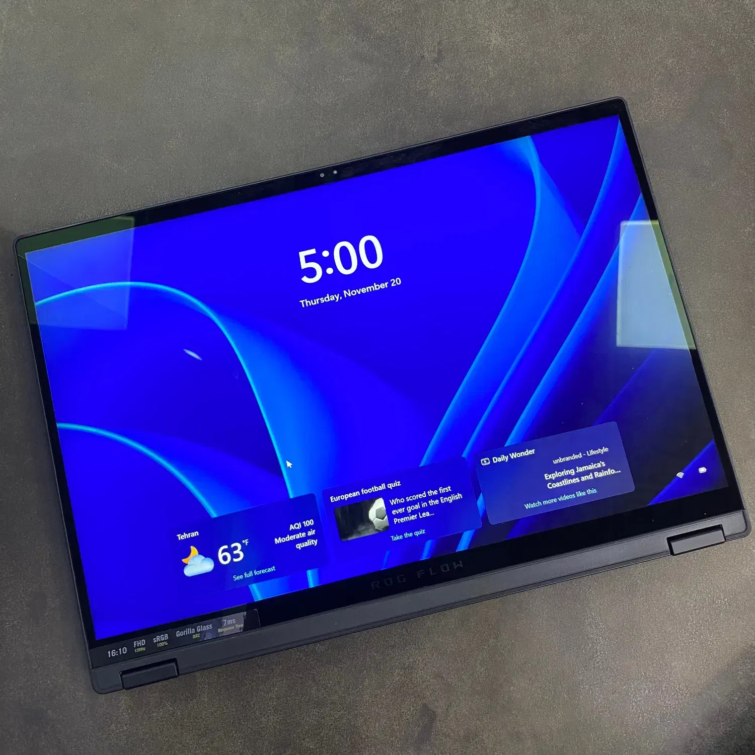 لپ تاپ ایسوس 13.4 اینچ ROG Flow|رایانه همراه|تهران, فدک|دیوار