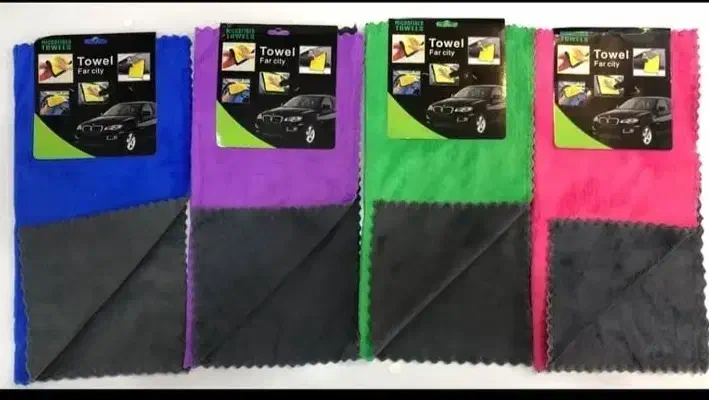 دستمال میکروفایبر ۴۰×۴۰ دولایه ضخیم|سفره، حوله، دستمال آشپزخانه|تبریز, |دیوار