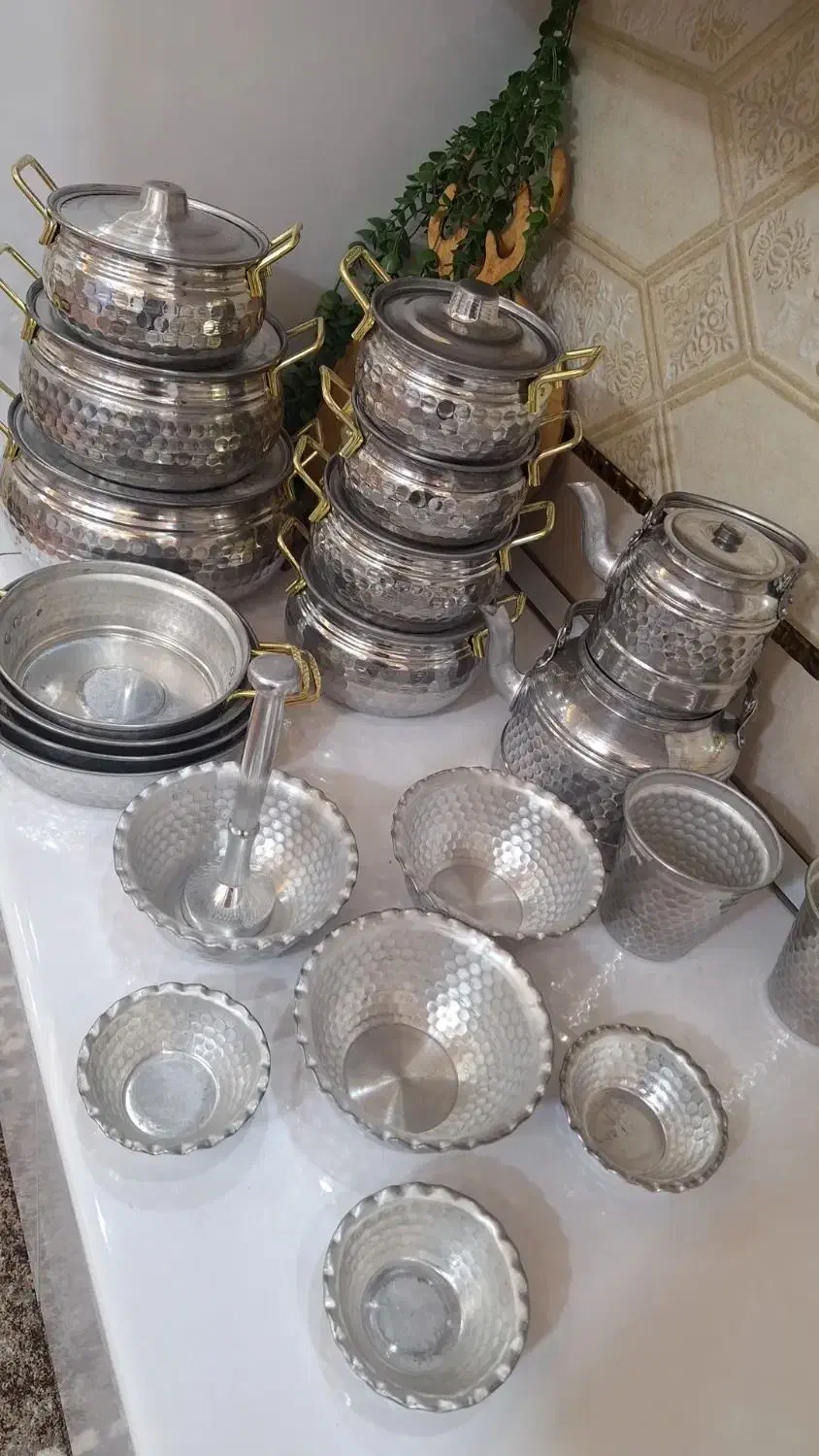 انواع قابلمه روحی ودستمال|ظروف پخت‌وپز|مرند, |دیوار