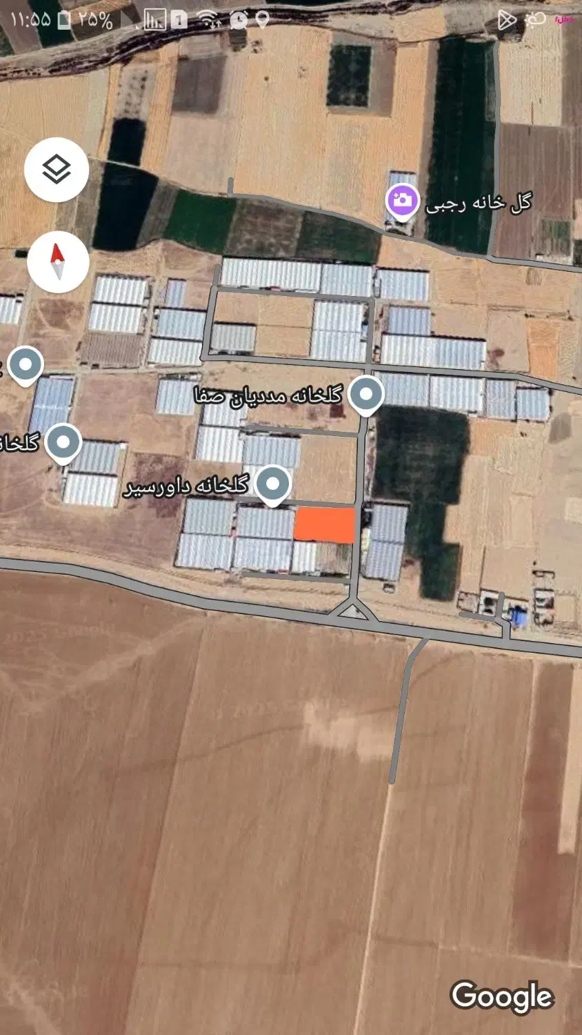 زمین گلخانه ای کوریجان|فروش دفتر صنعتی، کشاورزی، تجاری|کبودرآهنگ, |دیوار