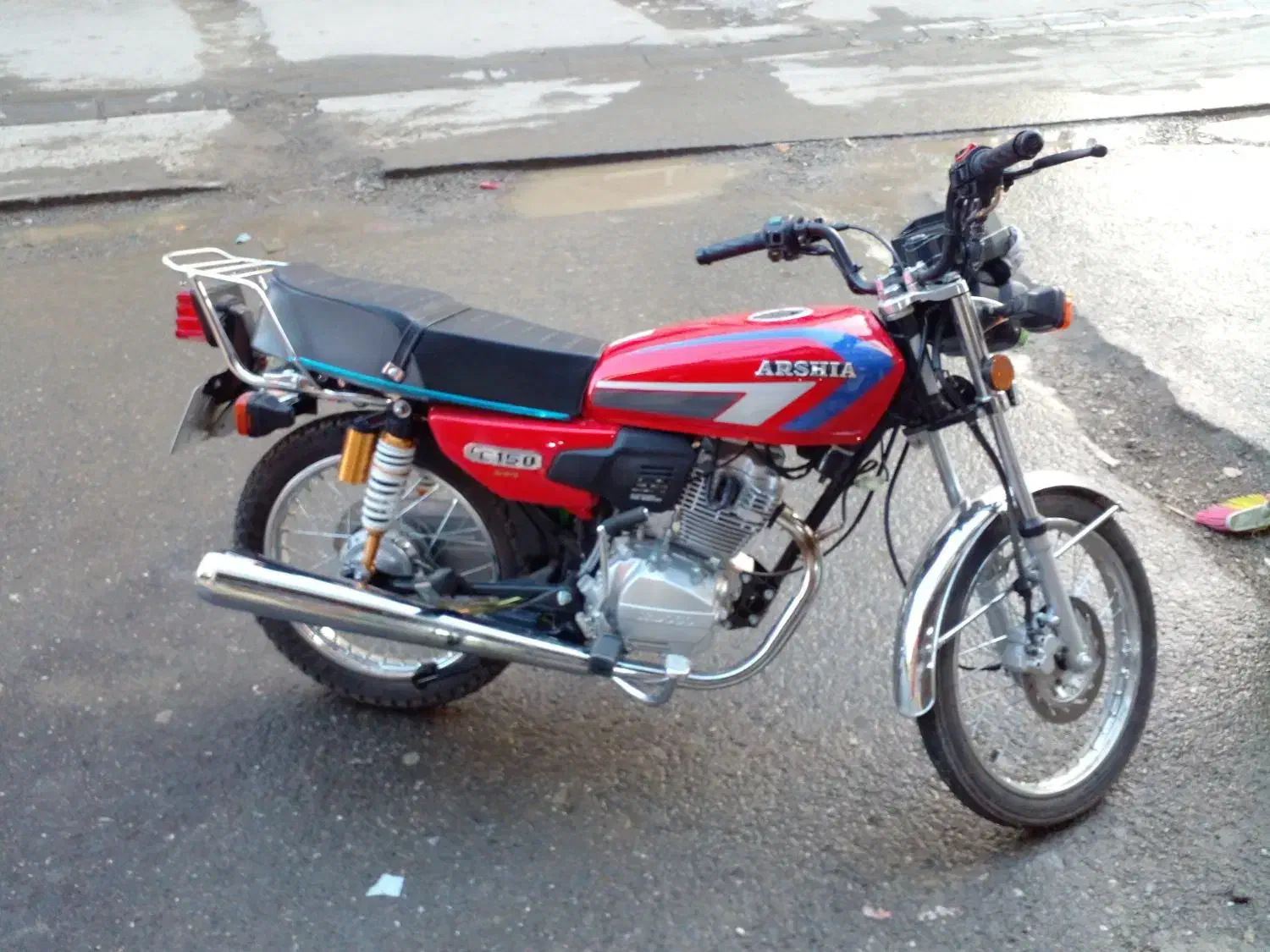 موتور مدل 1404 انژکتور 150 5روزە خریدم|موتورسیکلت|خاو و میرآباد, |دیوار