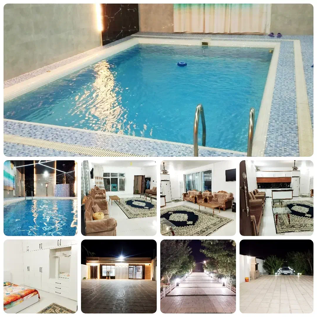 اجاره روزانه باغ ویلا استخر داخل آبگرم|اجارهٔ کوتاه‌مدت ویلا و باغ|مشهد, میان ولایت|دیوار