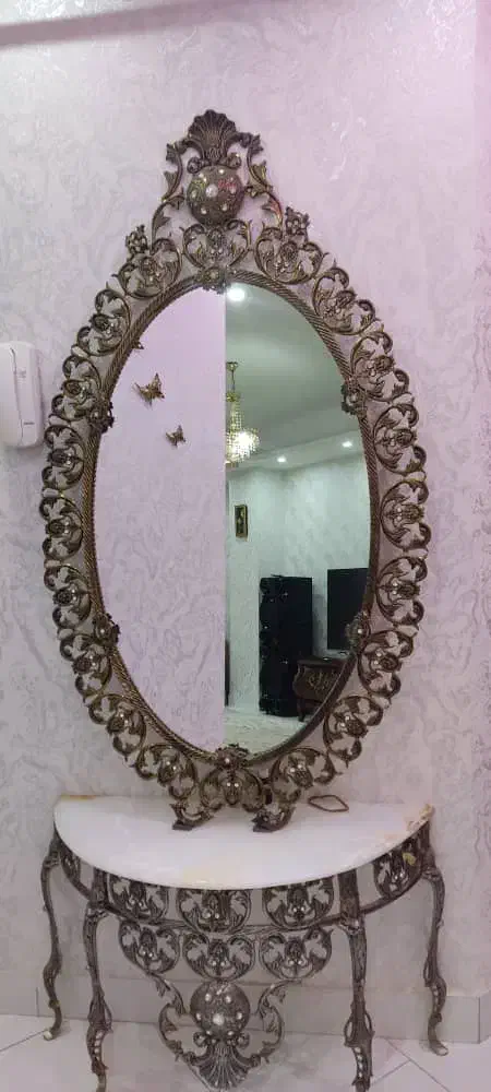 اینه و کنسول برنزی|بوفه، ویترین، کنسول|سهند, |دیوار