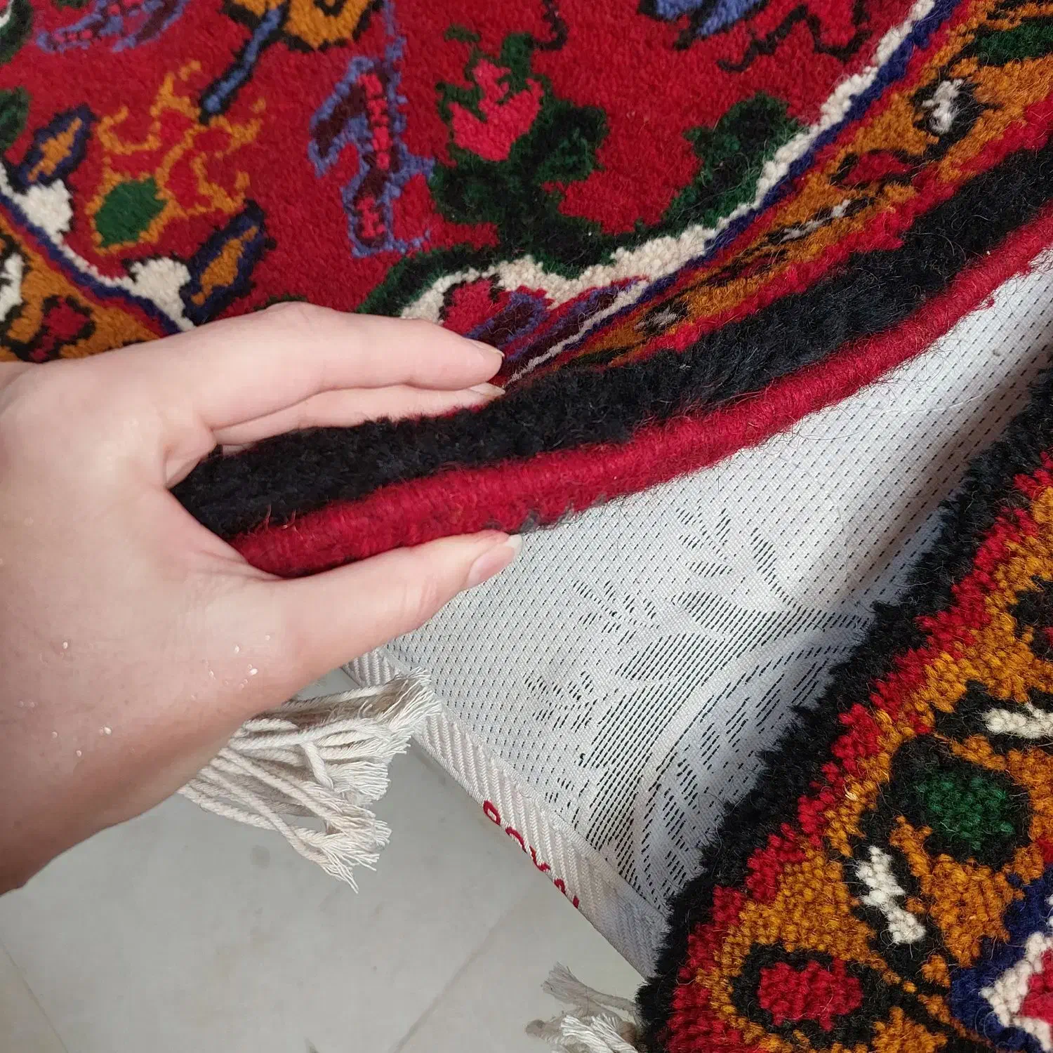 فرش کناره دستباف نو|فرش|قم, پردیسان|دیوار