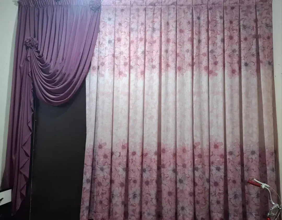 پرده اتاق زیبا در حد نو|پرده، رانر، رومیزی|اندیمشک, |دیوار