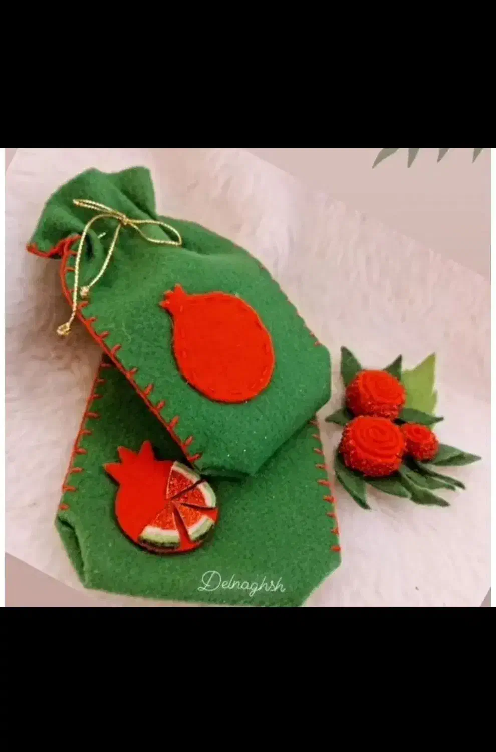 تزیینات یلدایی و نمدی|صنایع دستی و سایر لوازم تزئینی|خرمآباد, |دیوار