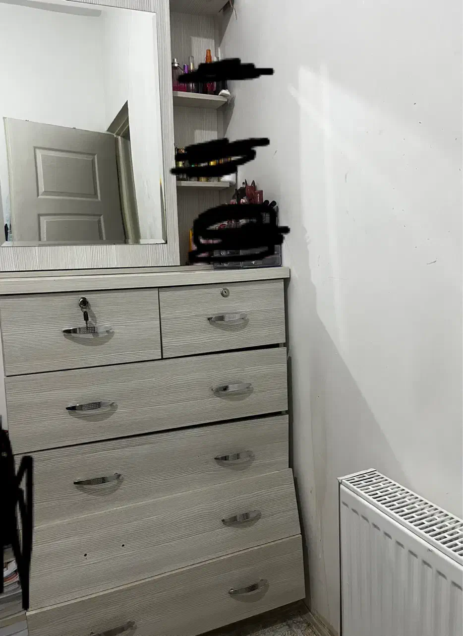 دراور با کیفیت همراه آینه باکسدار|جاکفشی، کمد، دراور|اسلامشهر, چیچکلو|دیوار