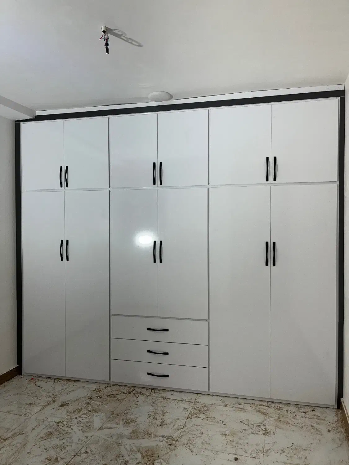 کابینت کمد هایگلاس،ام دی اف|جاکفشی، کمد، دراور|گتوند, |دیوار