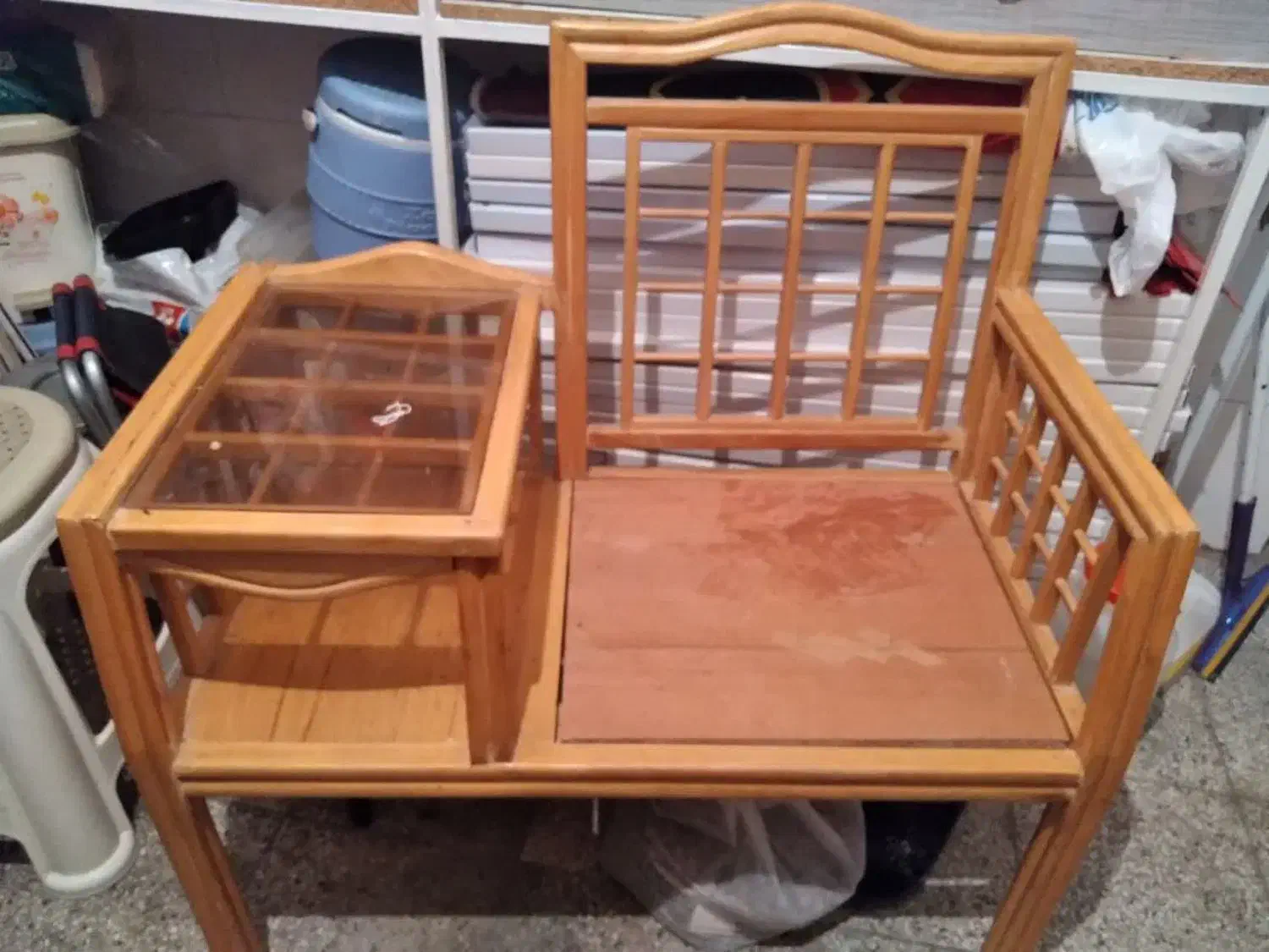 میز تلفن چوبی|میز تلفن|شراء, |دیوار