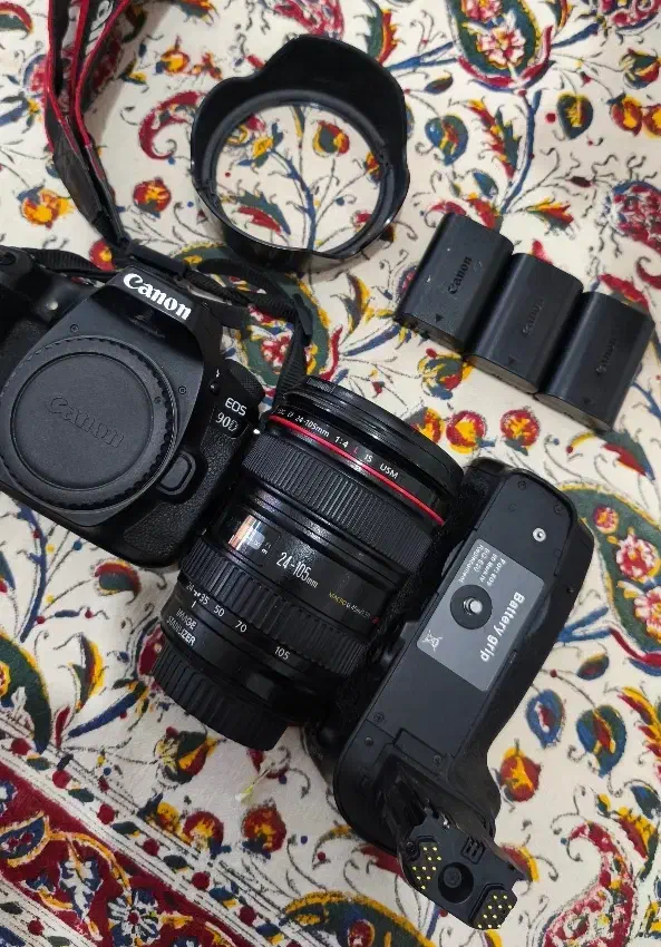 دوربین 90dبا لنز 24 105تایپ1|دوربین عکاسی و فیلم‌برداری|اهواز, نیوساید|دیوار