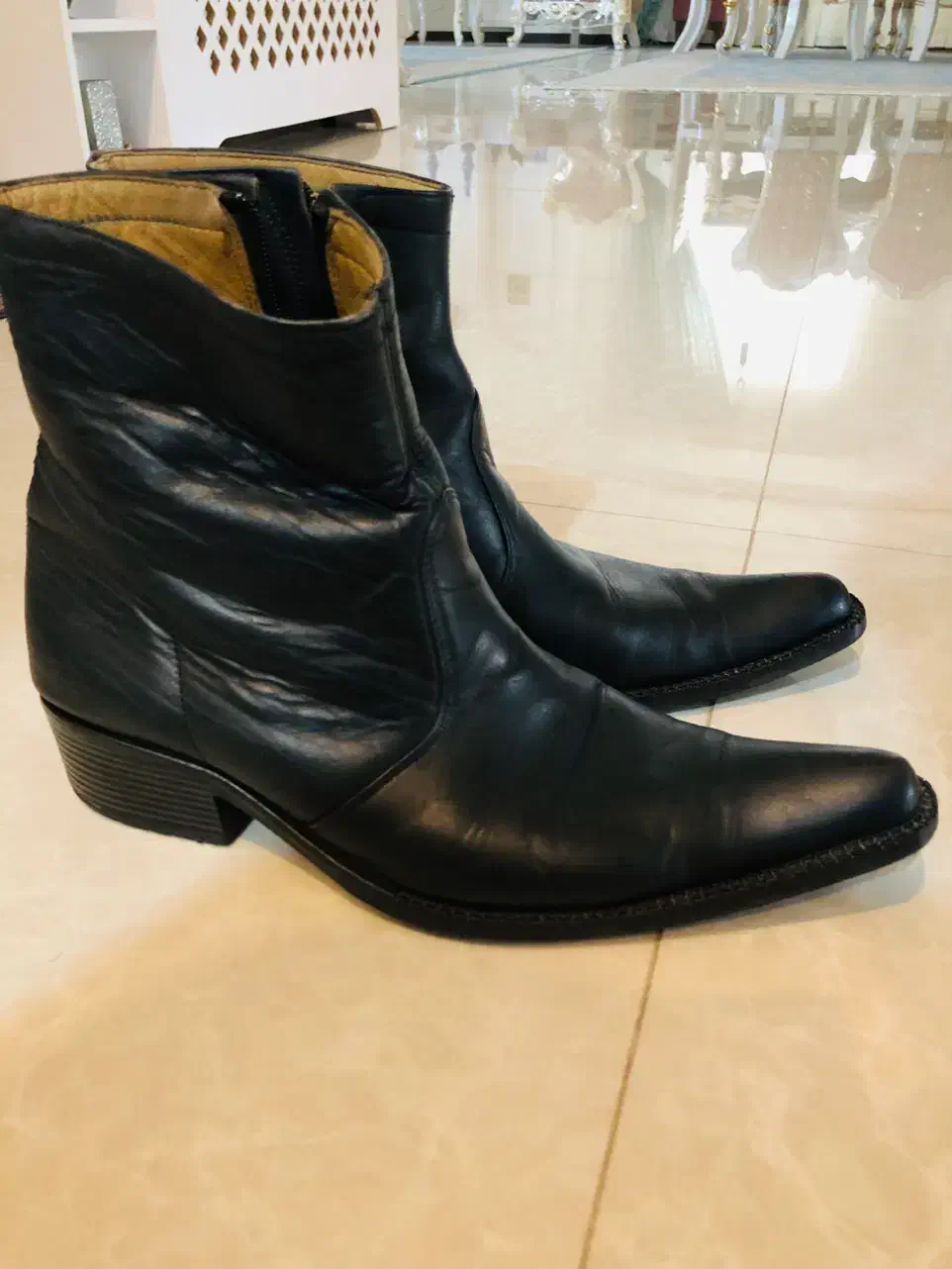 نیم بوت چرم اصل|کیف، کفش، کمربند|رشت, گلسار|دیوار