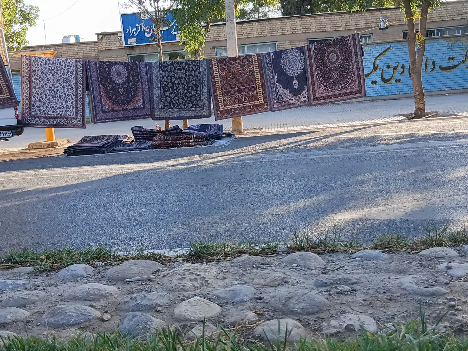 قالیچه پشت ضد اب|فرش|آباده, |دیوار