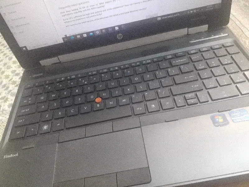 لپ تاپ اچ پی 8560w|رایانه همراه|تهران, نیکنام|دیوار