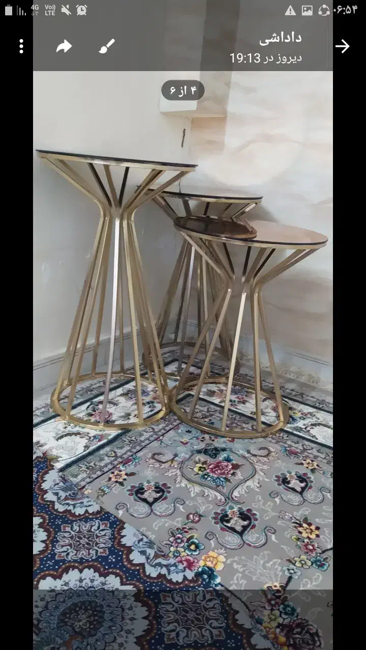عسلی چهار تیکه ۳۱۰۰|مبلمان خانگی و میز عسلی|کوهدشت, |دیوار