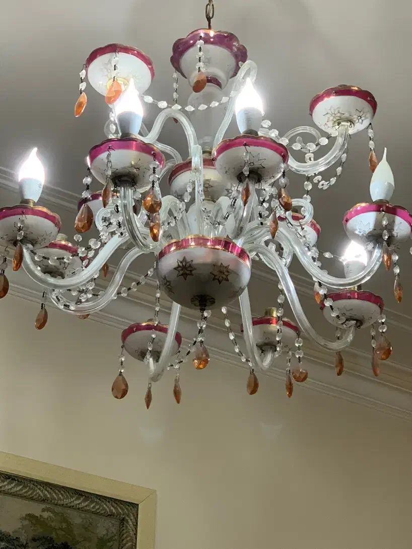 لوستر ۱۲ شعله|لوستر و چراغ آویز|بندر ماهشهر, |دیوار