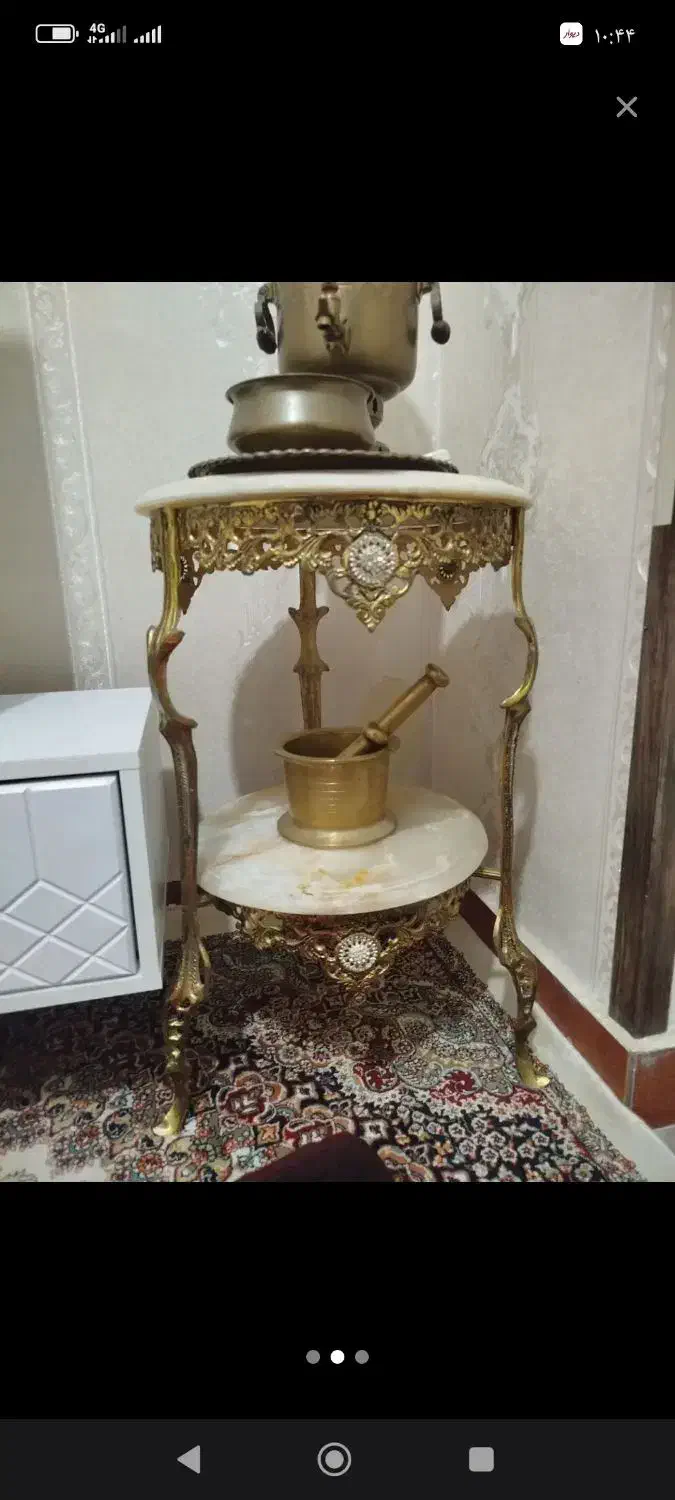 میزبرنجی برنزی اصل|بوفه، ویترین، کنسول|قرچک, میرزائی شمالی|دیوار