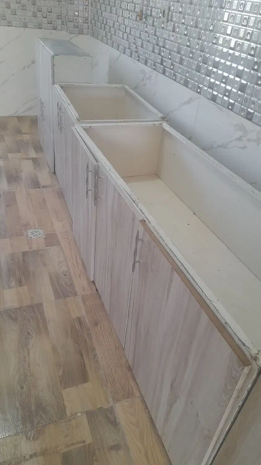 کابینت فلزی|آب‌چکان و نظم‌دهنده ظروف|آق قلا, |دیوار