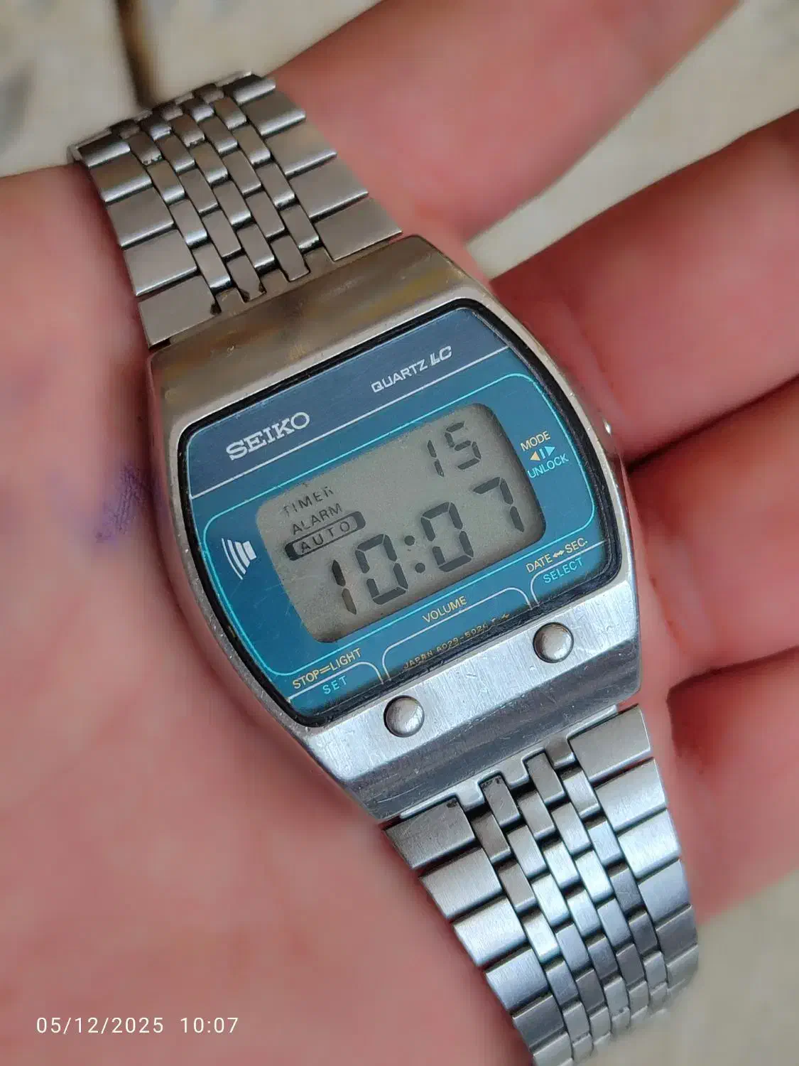 سیکو دیجیتال قدیمی|ساعت|تبریز, |دیوار