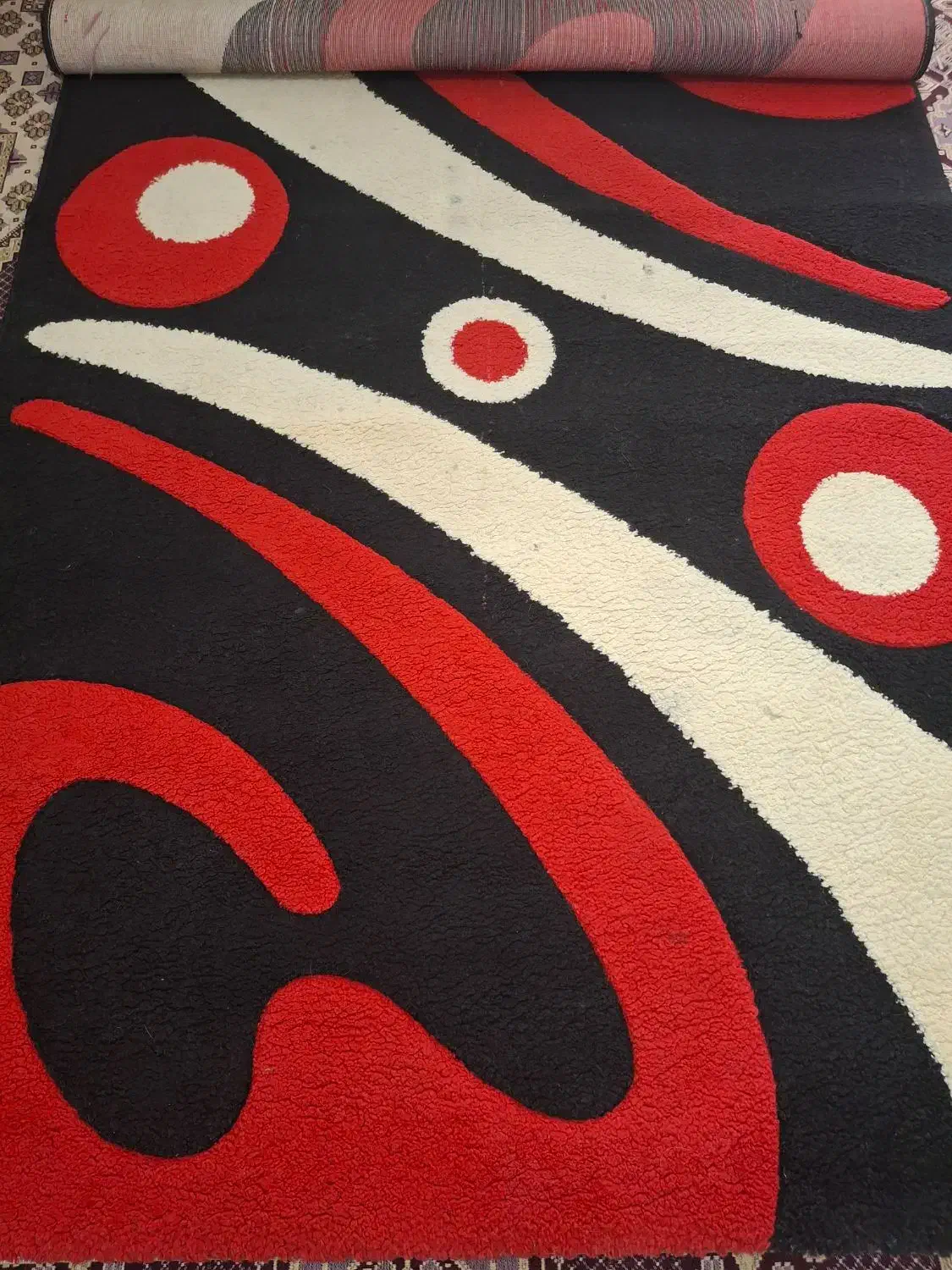 چندعددگلیم فرش پرز بلند|گلیم، جاجیم، گبه|مبارکه, |دیوار