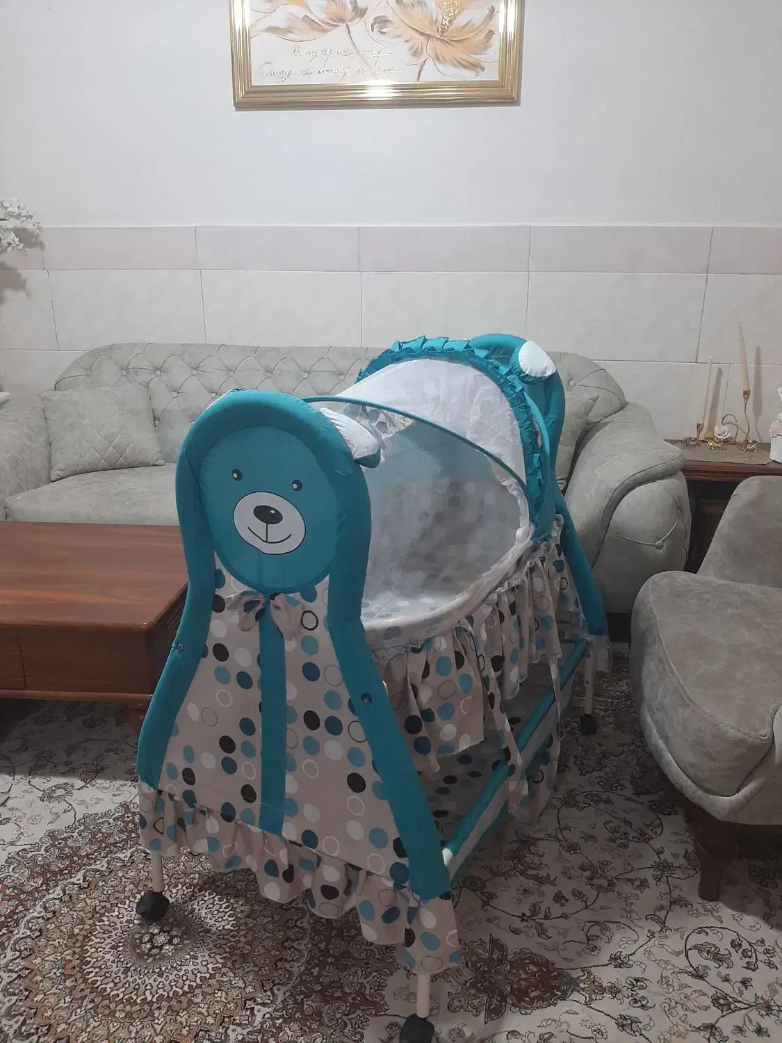 گهواره نوزاد + کریر|تخت و صندلی بچه|رباط‌کریم, رباط‌کریم|دیوار