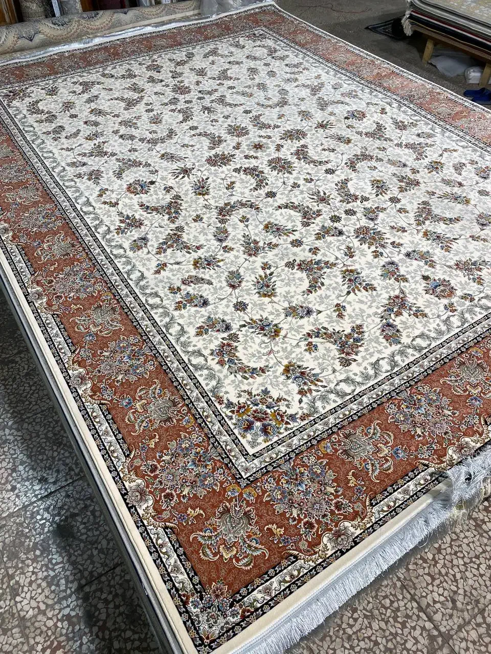 فرش نخ اکرولیک فرشته کاشان|فرش|کاشان, شهرک صنعتی راوند|دیوار