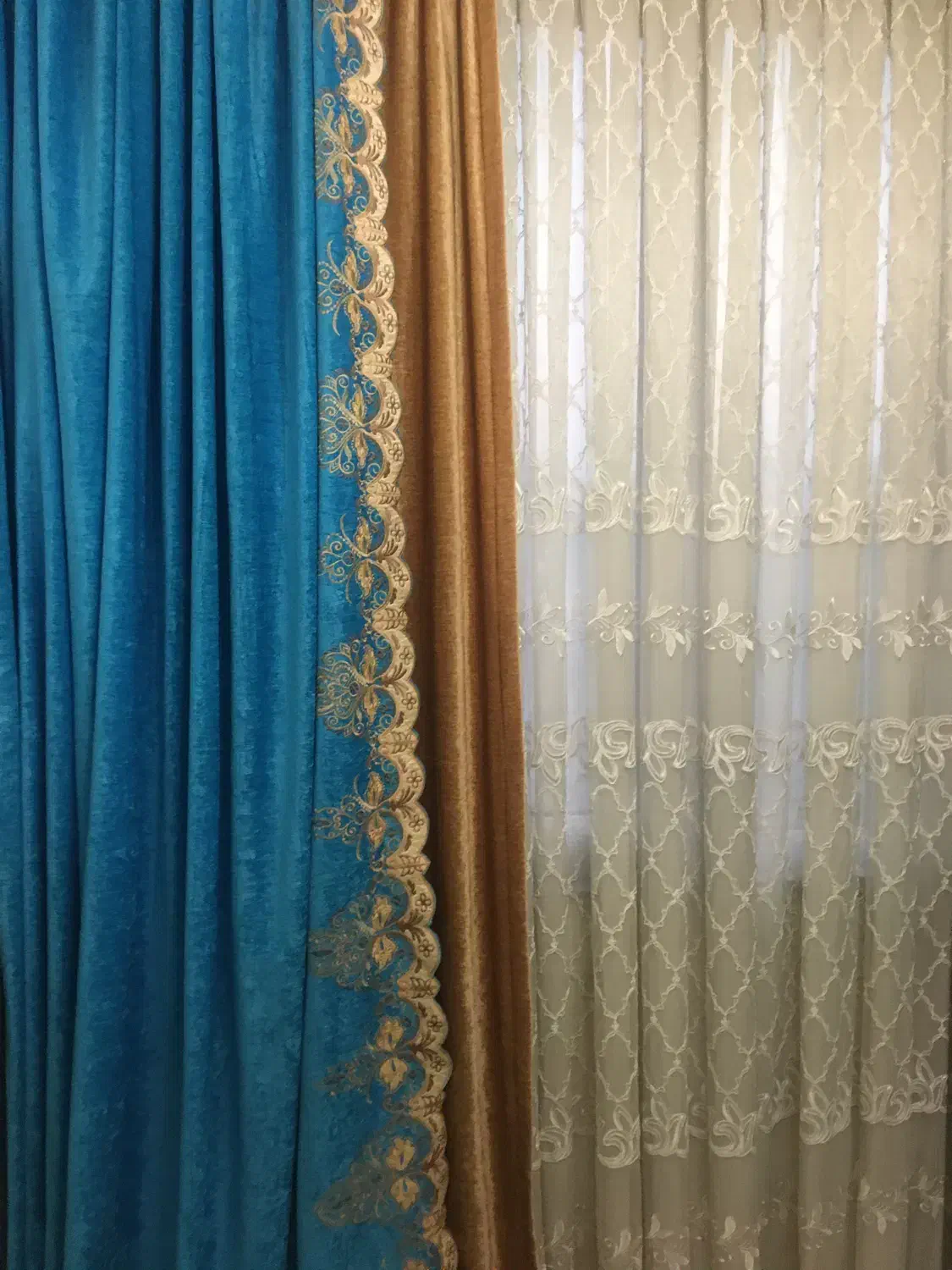 پرده|پرده، رانر، رومیزی|تهران, مشیریه|دیوار