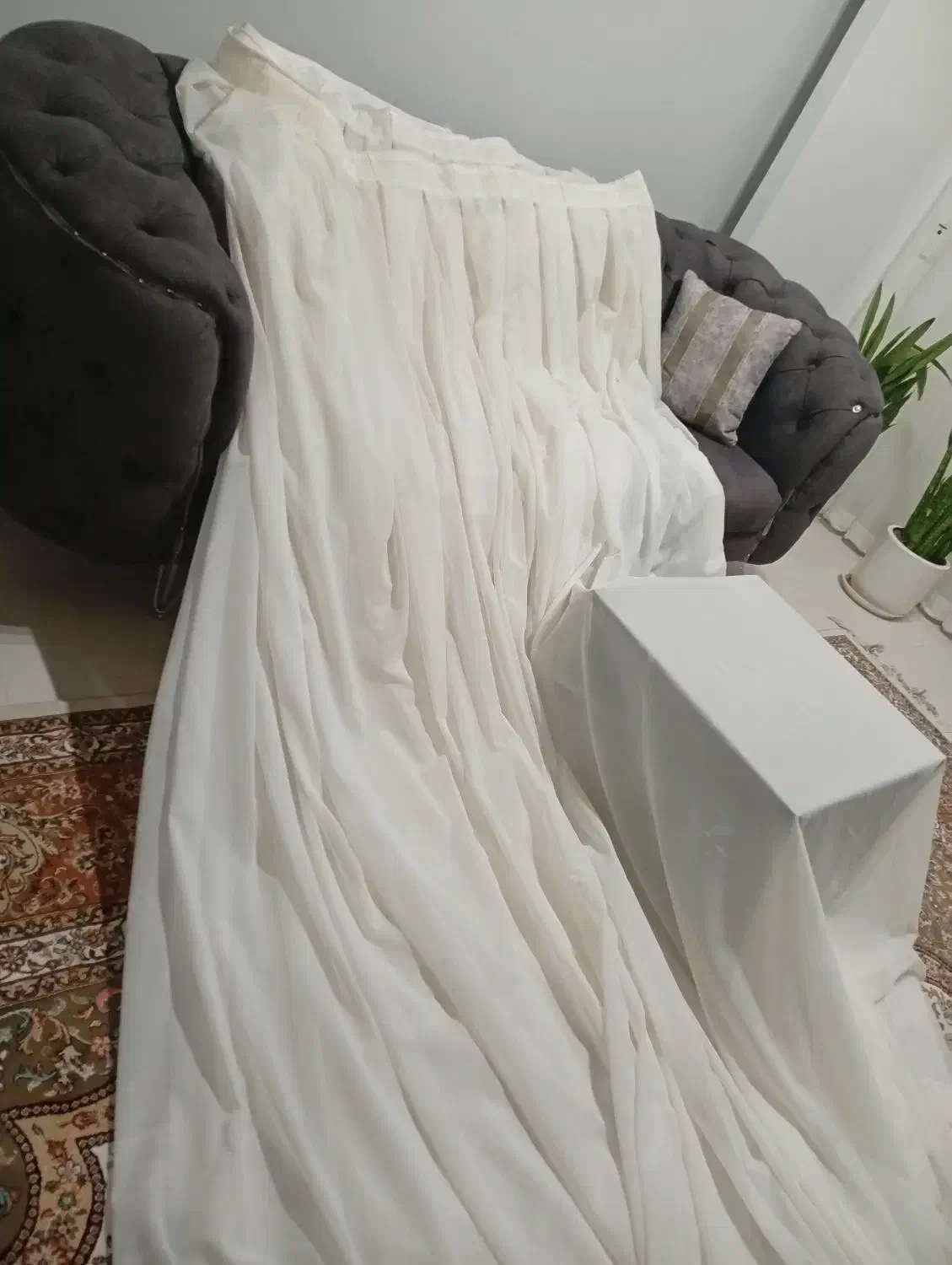 پرده حریر|پرده، رانر، رومیزی|مشهد, آزادشهر|دیوار