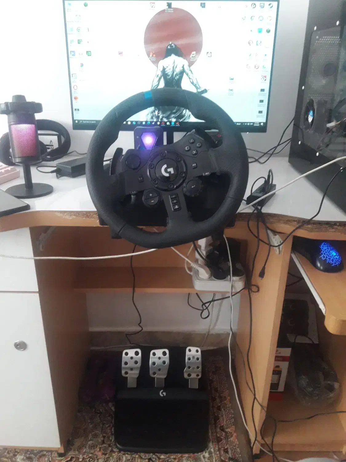 فرمان بازی لاجیتک g923 مدل پلی استیشن ps . معاوضه|کنسول، بازی ویدئویی و آنلاین|سنندج, |دیوار