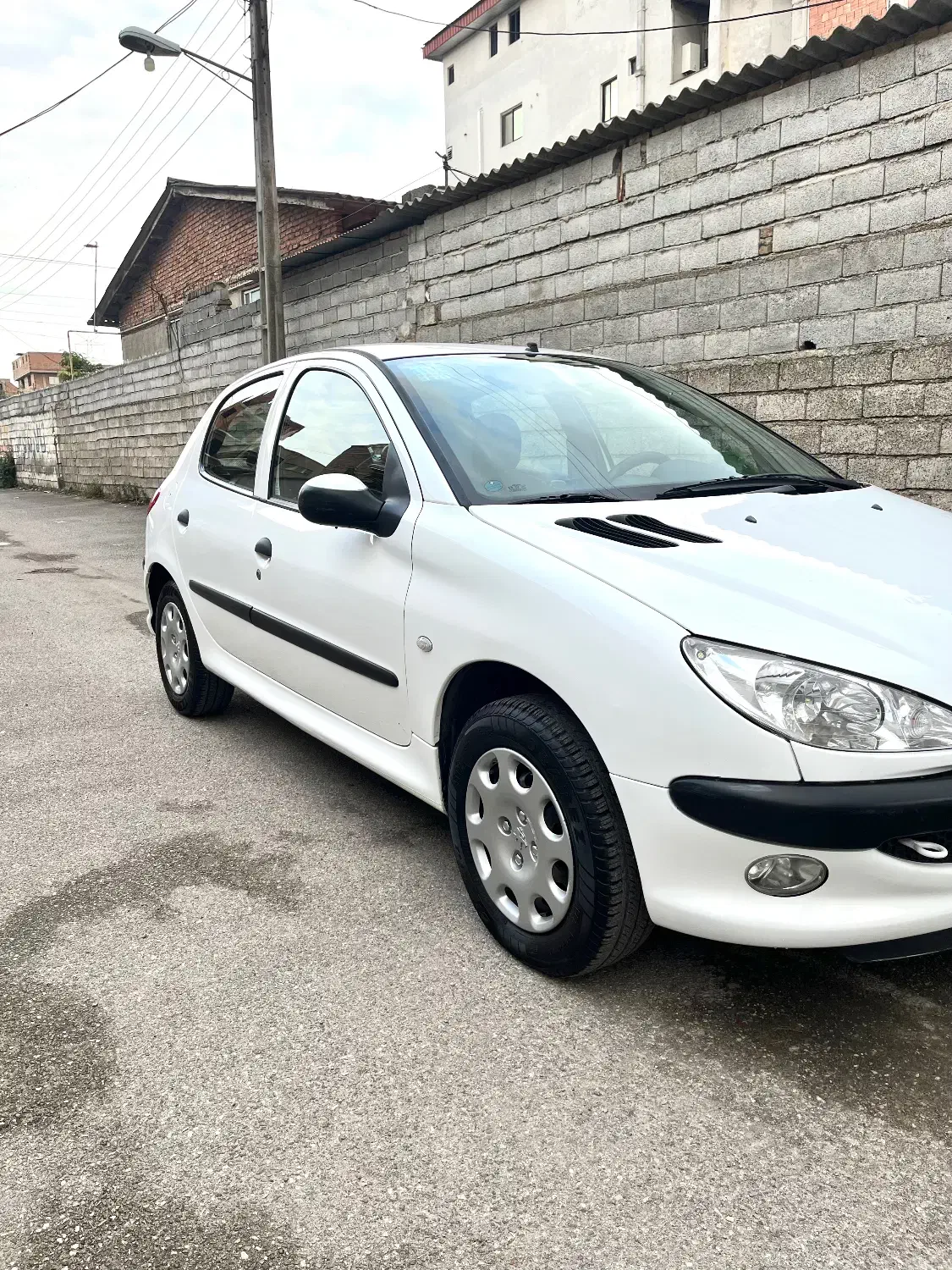 پژو 206سفید|خودرو سواری و وانت|قائم‌شهر, |دیوار