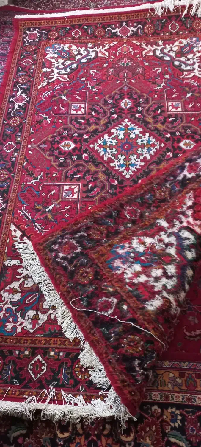 یک جفت فرش هریس دستباف|فرش|بناب, |دیوار