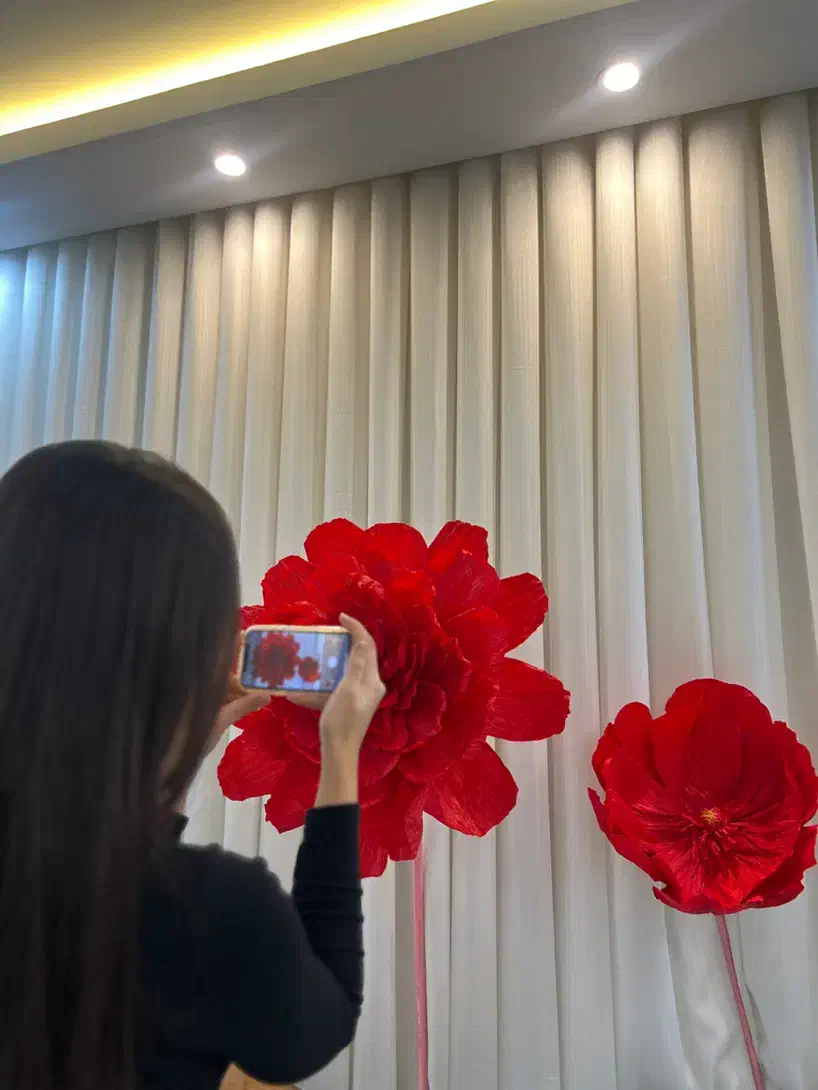 گل کاغذی و حریر|گل مصنوعی|مشهد, طلاب|دیوار