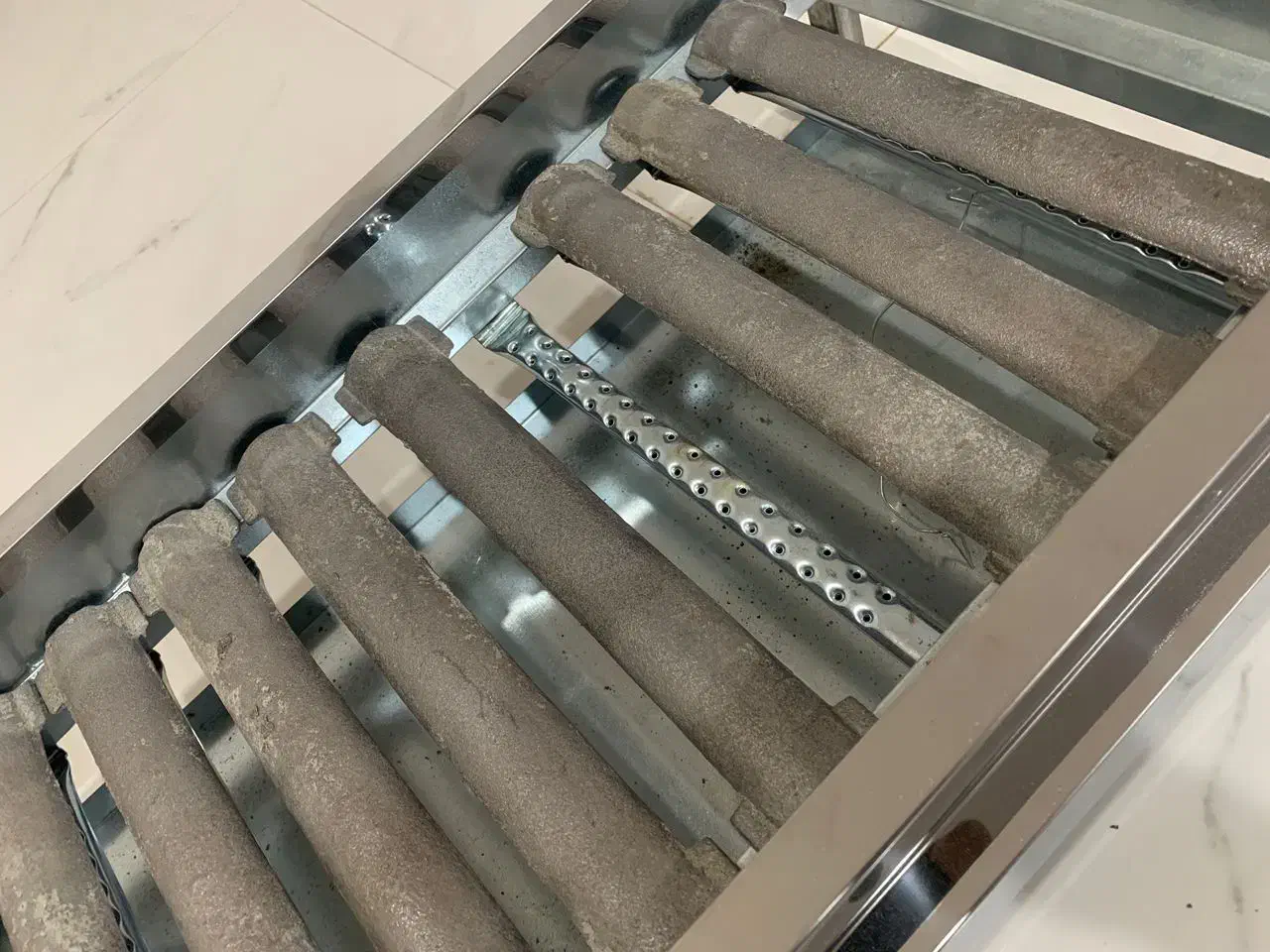 فروش منقل کباب ، گازی استیل 12 سیخ بزرگ|اجاق گاز و لوازم برقی پخت‌وپز|ایذه, |دیوار