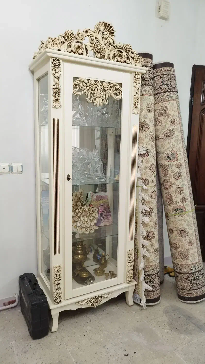 ویترین چوبی|بوفه، ویترین، کنسول|خاوران, |دیوار