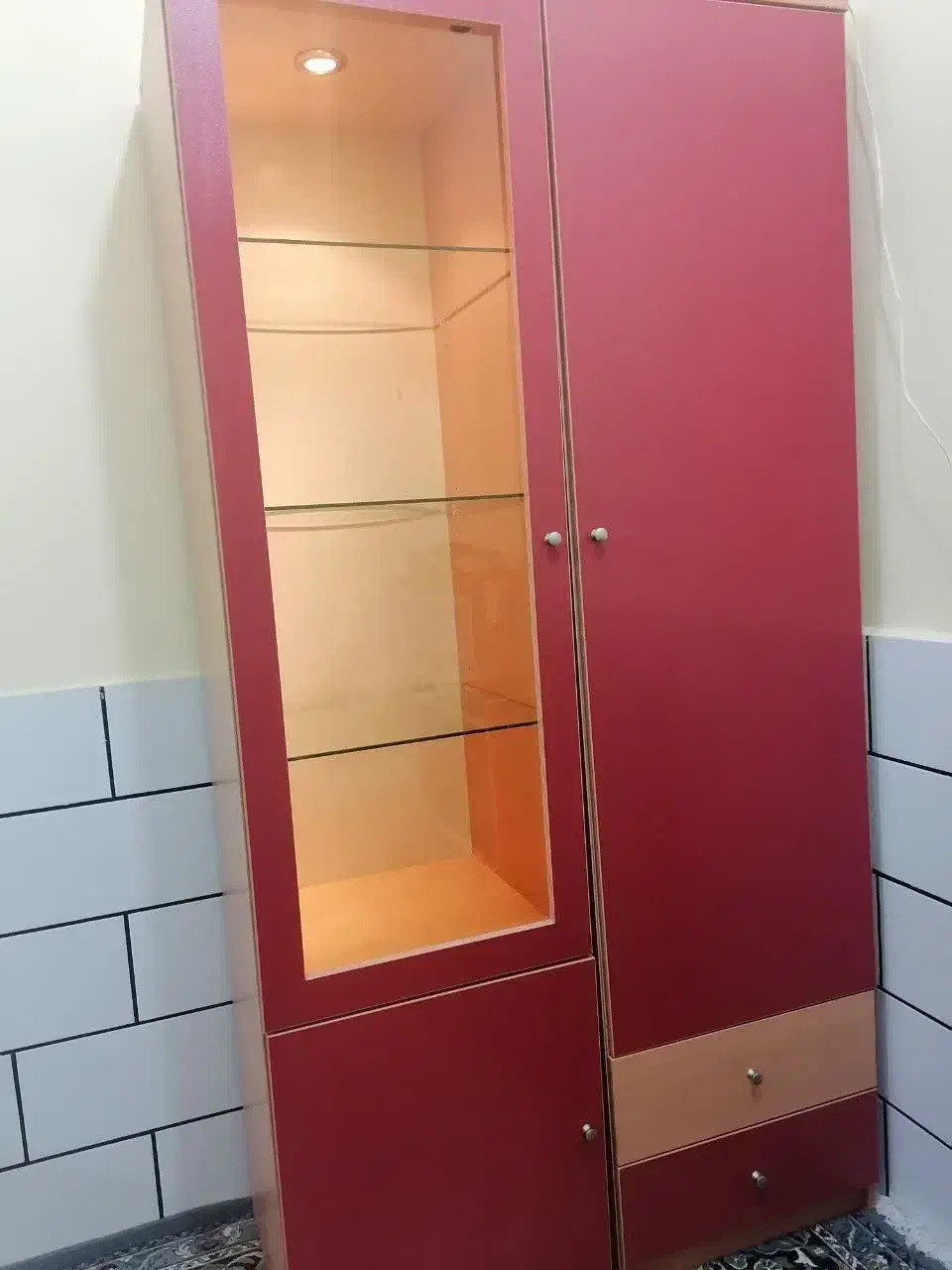 کمد دو تیکه کامل ام دی اف|جاکفشی، کمد، دراور|دزفول, |دیوار