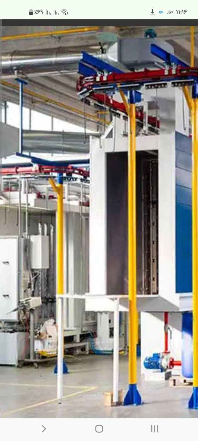 پک نو خط رنگ تمام اتوماتیک و رباتینگ الکترواستاتیک|ماشین‌آلات صنعتی|ایوانکی, |دیوار